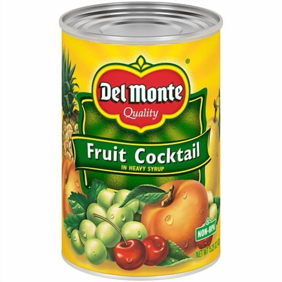 2X-Del Monte Fruit Cocktail in Heavy Syrup Canned Fruit - 15.25 oz