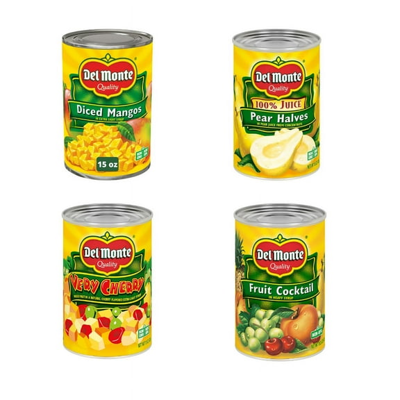 Del Monte Fruit & Feel-Good Variety Pack  8 Cans to Brighten Your Day