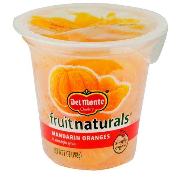 Del Monte Fruit Naturals Mandarin Orange in Juice, 7 Ounce -- 12 per case.