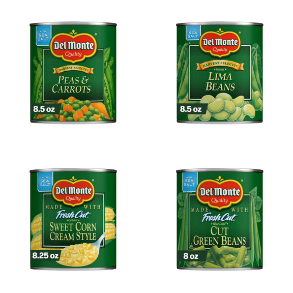 Del Monte Garden Vegetable Pack 8.5 oz, 8 Count