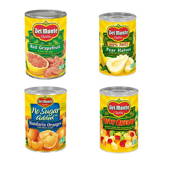 Del Monte Gift of Goodness 8-Can Premium Fruit Variety Pack