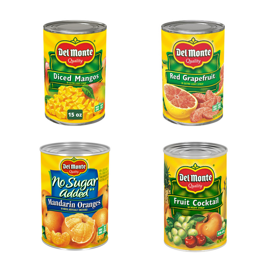 Del Monte Goodness to Go 8 Can Variety Pack for Healthy Living