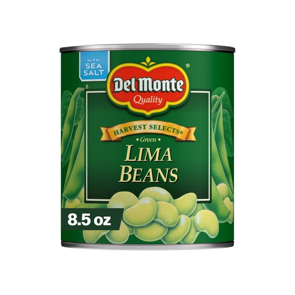 Del Monte Harvest Selects Lima Beans, Canned Vegetables, 8.5 oz Can