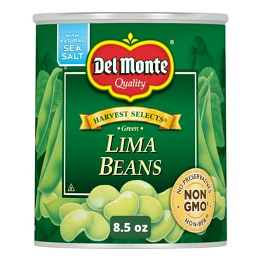 Del Monte Harvest Selects Lima Beans, Canned Vegetables, 8.5 oz Can