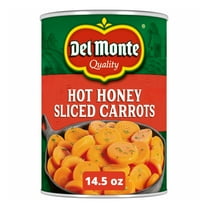 Del Monte Hot Honey Flavored Sliced Carrots, Canned Vegetables, 14.5 oz. Can