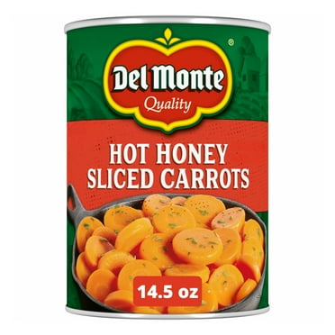Del Monte Hot Honey Flavored Sliced Carrots, Canned Vegetables, 14.5 oz. Can