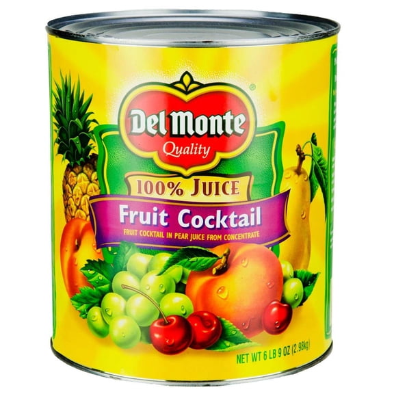 Del Monte In Juice Fruit Cocktail, 105 oz - Case of 6
