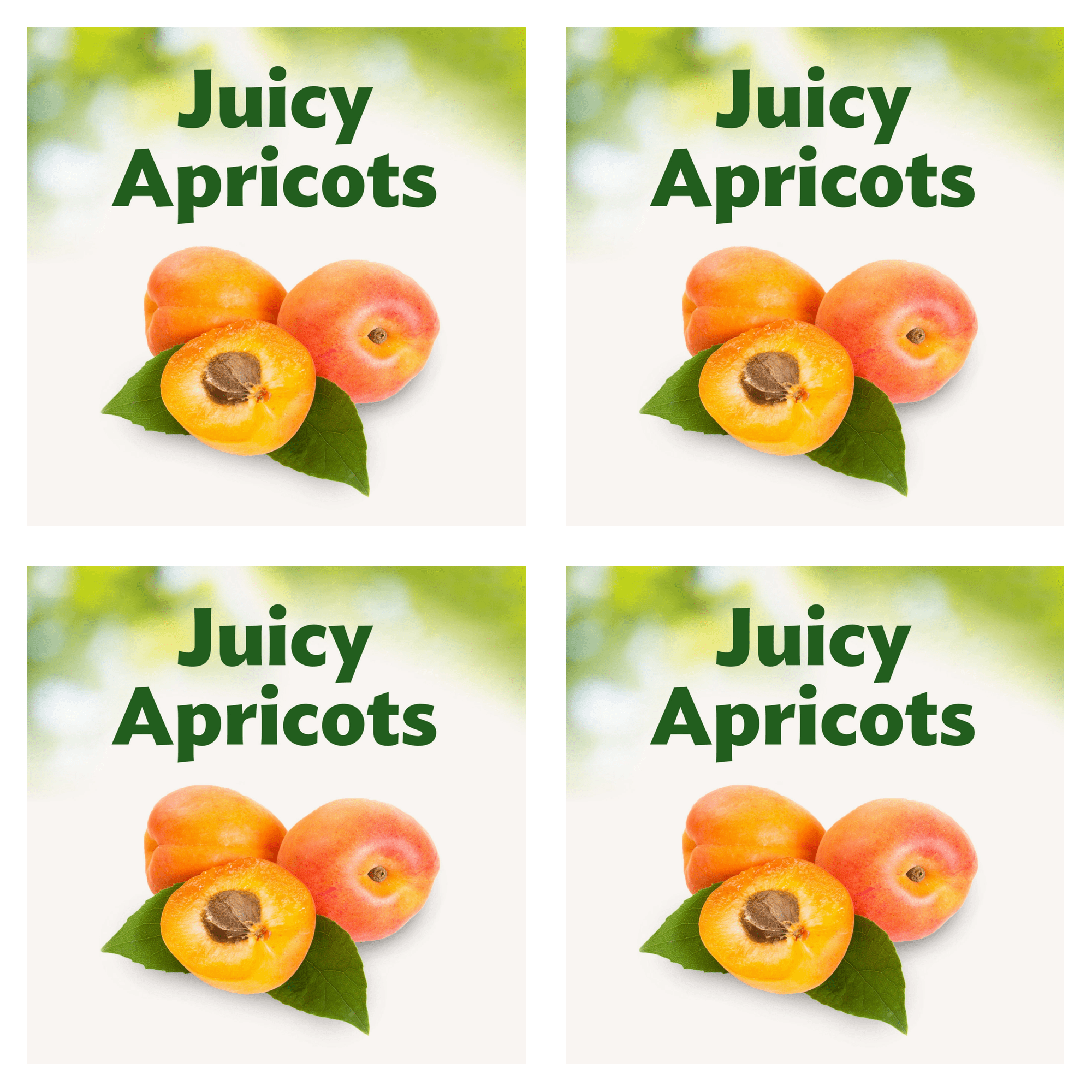Del Monte Lite Apricot Halves Canned Fruit 15 oz Can (Pack of 4)