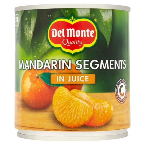 Del Monte Mandarin Oranges Whole Segments in Juice 175g, British Import (Pack of 3)