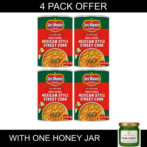 Del Monte Mexican Style Street Corn, Canned Vegetables, 14.75 oz