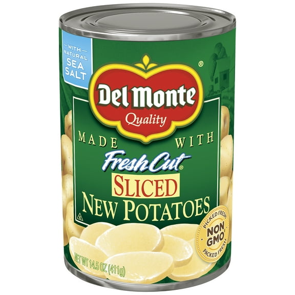 Del Monte New Potatoes, Sliced Canned Potatoes, 14.5 oz Can