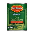 thumbnail image 1 of Del Monte No Salt Added Cut Green Beans, Canned Vegetables, 14.5 oz Can, 1 of 7