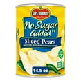 thumbnail image 1 of Del Monte No Sugar Added Bartlett Pears, Canned Fruit, 14.5 oz Can, 1 of 7