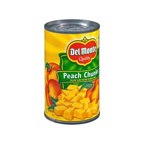 Del Monte Peach Chunks In Heavy Syrup, 15.25 Oz