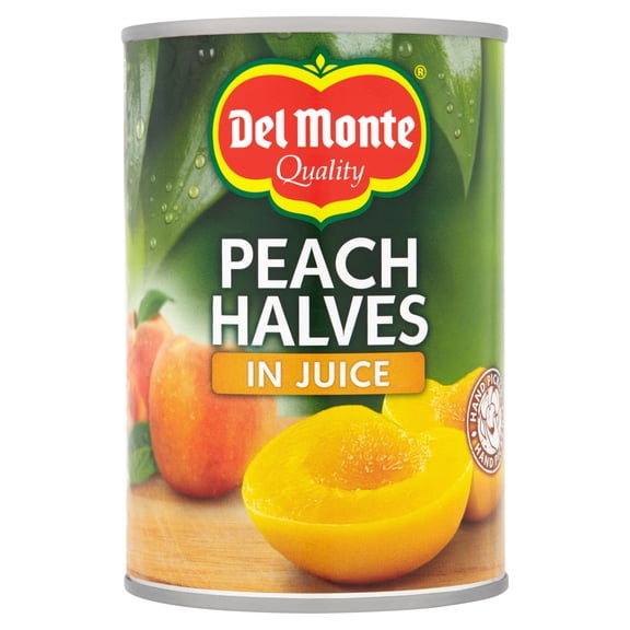 Del Monte Peach Halves In Juice 415G, Imported from Britain