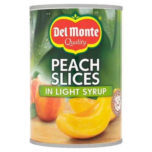 Del Monte Peach Slices in Light Syrup 420g, British Import (Pack of 3)