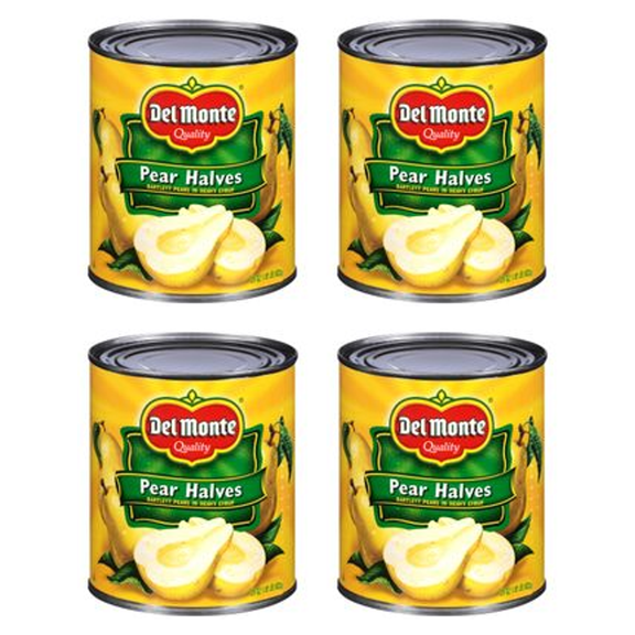 Del Monte Pear Halves 15.25 oz (Pack of 4)