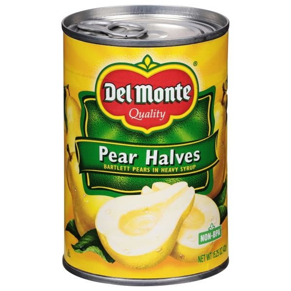 Del Monte Pear Halves 15.25 oz (Pack of 6)