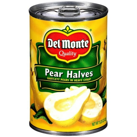 Del Monte Pear Halves in Heavy Syrup (Pack of 12)
