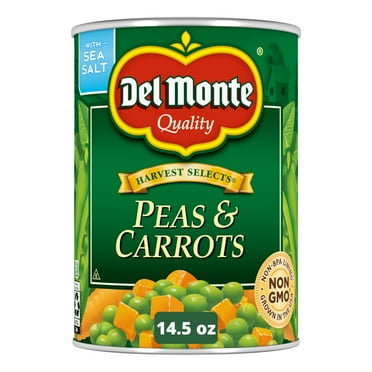 Del Monte Peas & Carrots, Canned Vegetables, 14.5 oz Can