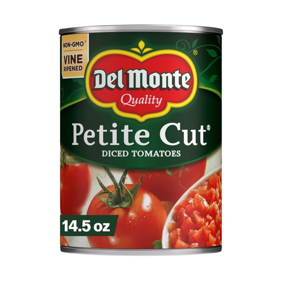 Del Monte Petite Cut Diced Tomatoes, 14.5 oz Can