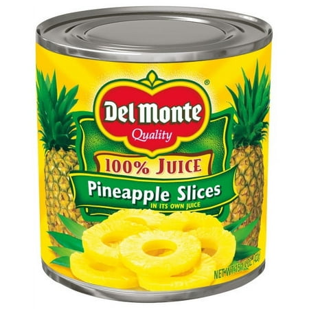 Del Monte Pineapple Slices in 100% Juice, 15.25 oz
