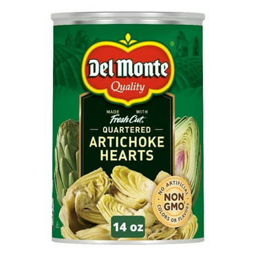 Del Monte Quartered Artichoke Hearts 14 oz Can, Canned Vegetables