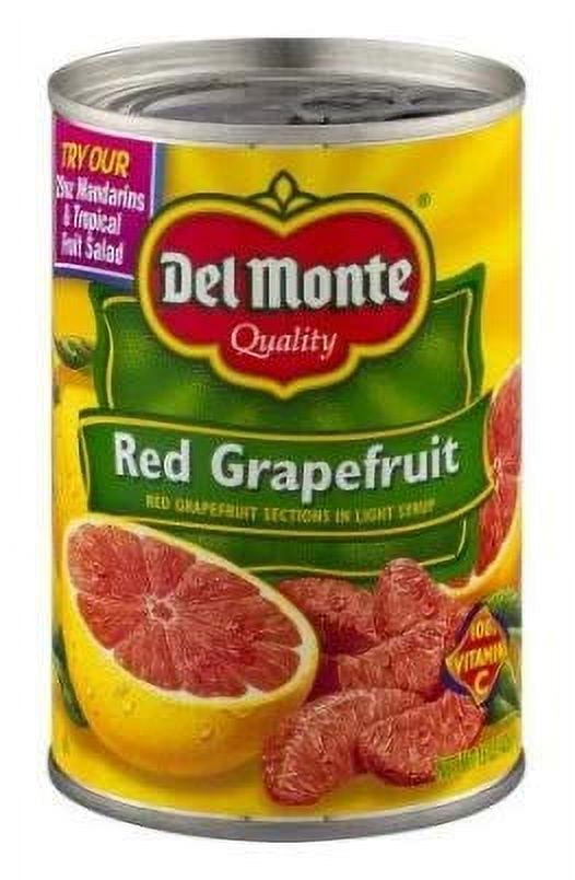 Del Monte Red Grapefruit Sections in Light Syrup (Pack of 3) 15 oz Cans