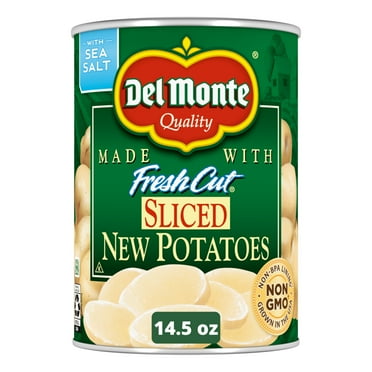 Del Monte Sliced New Potatoes, Canned Vegetables, 14.5 oz Can
