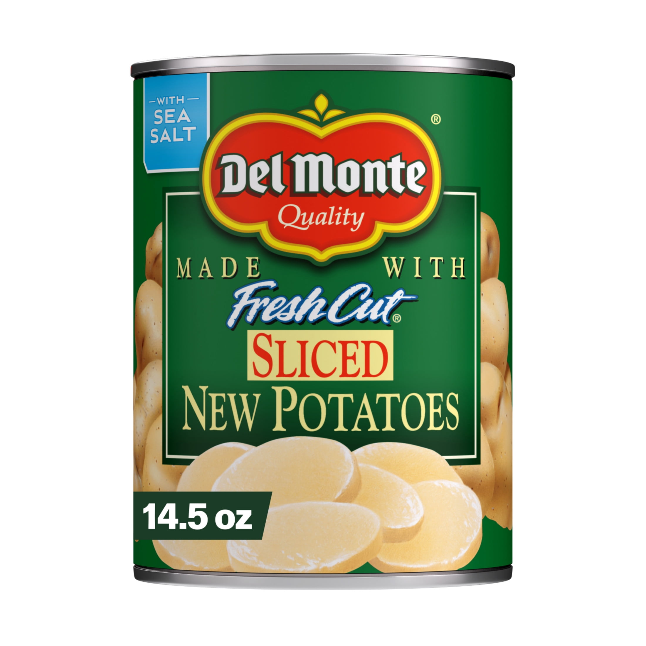 Del Monte Sliced New Potatoes, Canned Vegetables, 14.5 oz Can