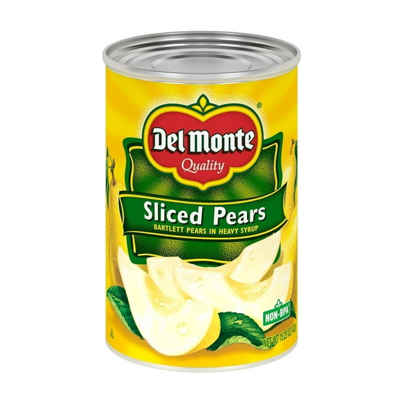 Del Monte Sliced Pears in Heavy Syrup 15.25 oz (Pack of 60)
