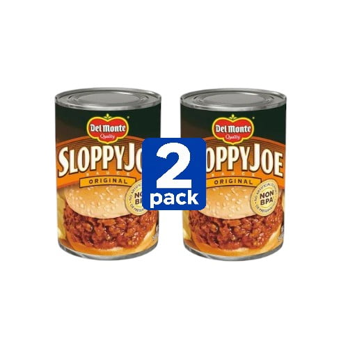 Del Monte Sloppy Joe Sauce, Original, 15 oz Can, ( 2 Pack )
