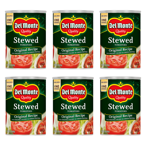 Del Monte Stewed Tomatoes Original Recipe, 14.5 Oz (Pack of 6)