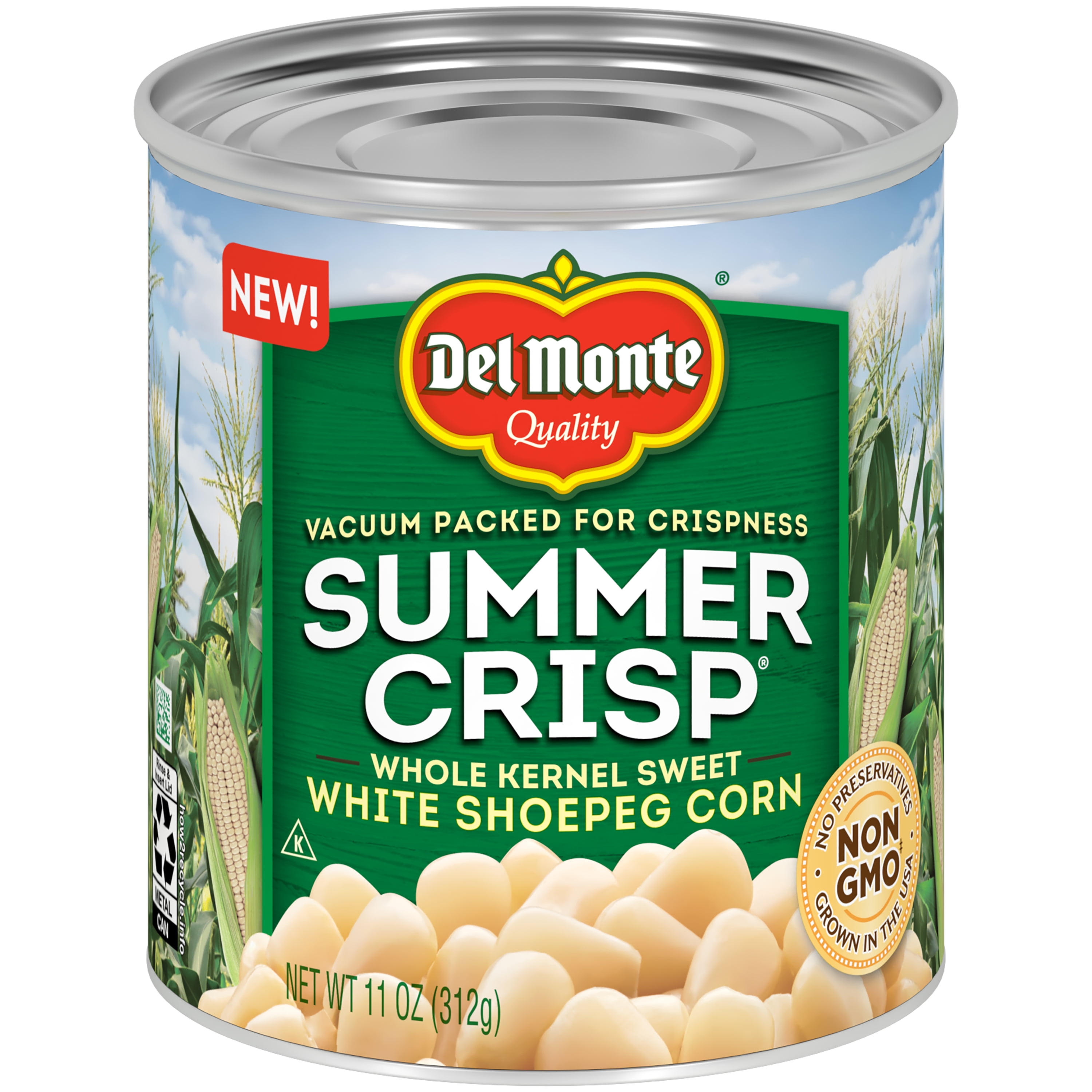 Del Monte Summer Crisp White Shoepeg Corn 11 oz. Can