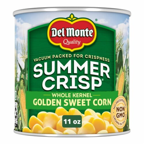 Del Monte Summer Crisp Whole Kernel Corn Golden Sweet Corn 11 oz