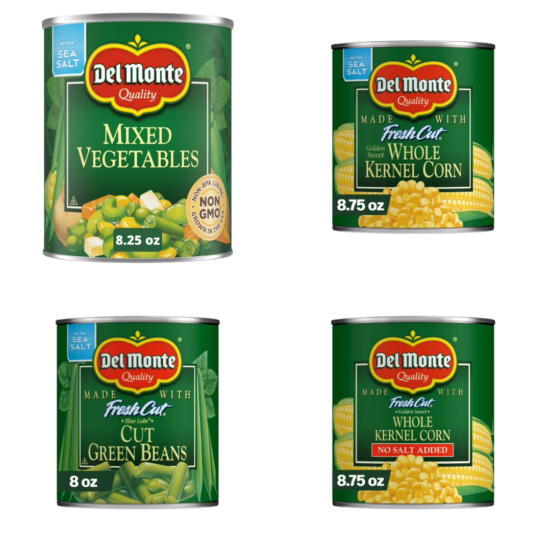 Del Monte Vegetable Mix Pack 8.5 oz, 8 Cans