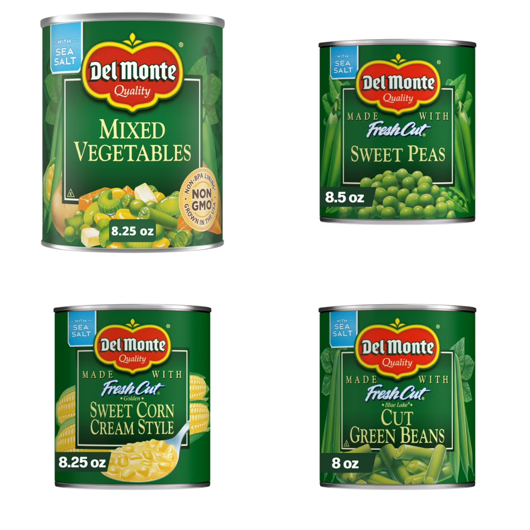 Del Monte Vegetable Pantry Pack 8.5 oz, 8 Cans