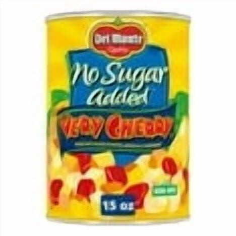 Del Monte Very Cherry No Sugar Added Mixed Fruit Canned Fruit 14.5 oz Can (Pack of 4)