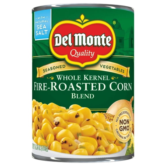 Del Monte Whole Kernel Fire-Roasted Corn Blend 14.5oz - Pack of 2