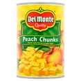 thumbnail image 1 of Del Monte Yellow Cling Peach Chunks Canned Fruit 15.25 oz Can (Pack of 4), 1 of 5
