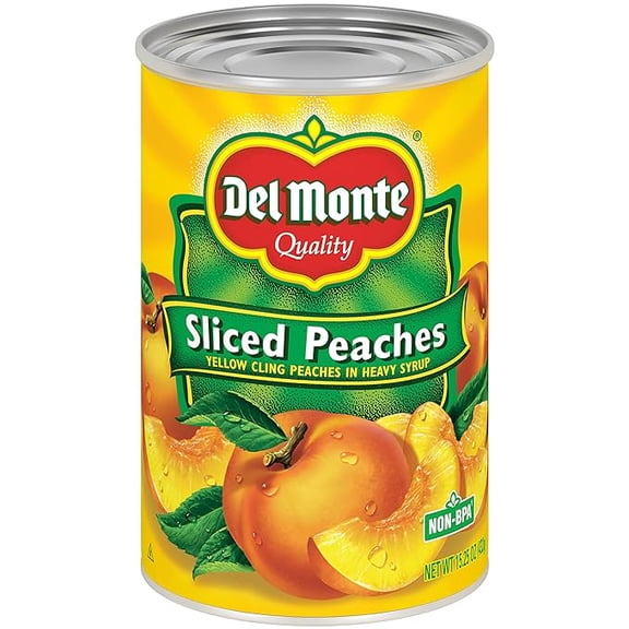 Del Monte Yellow Cling Sliced Peaches, 15.25 oz