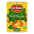 thumbnail image 1 of Del Monte Yellow Cling Sliced Peaches Canned Fruit 15.25 oz Can (Pack of 2), 1 of 5