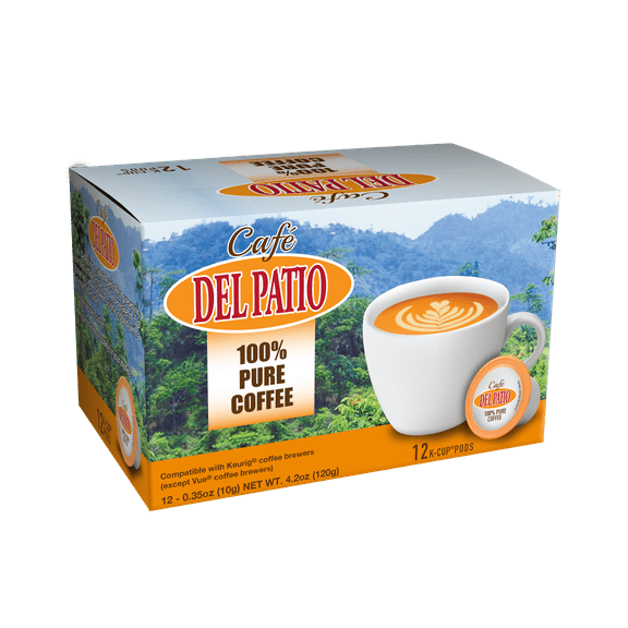 Del Patio Coffee K-Cup Café Del Patio Tueste De Abuela Premium Roast Arabica Beans
