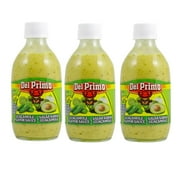 Del Primo Salsa Sabor Guacamole Avocado Flavor Hot Sauce 10.5oz Bottle (Pack of 3)