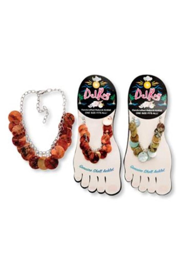 Del Ray Handcrafted Natural Anklet Case Of 72