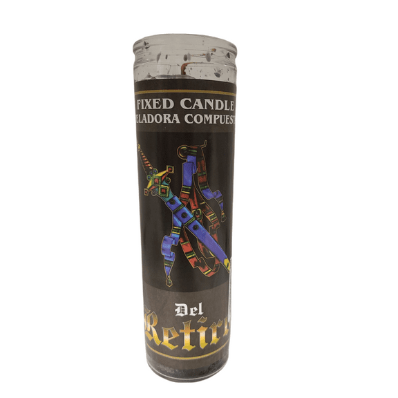 Del Retiro Negro Fixed Candle