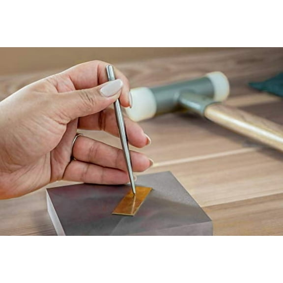 Del Rey? 30 mm Dead Blow Hammer and Micro-Divot Center Punch Kit (DRT-ZCPHM30)