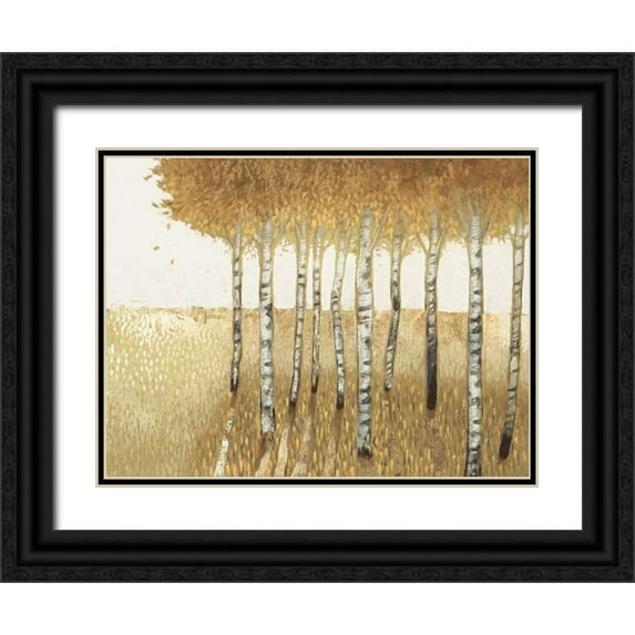 Del Rizzo, Anthony 32x25 Black Ornate Wood Framed with Double Matting Museum Art Print Titled - Sunset Walk