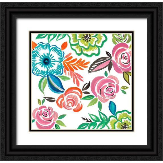 Del Sol, Ani 12x12 Black Ornate Wood Framed with Double Matting Museum Art Print Titled - The Day is Yours I
