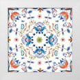 thumbnail image 1 of Del Sol, Ani 12x12 White Modern Wood Framed Museum Art Print Titled - Retro Floral II, 1 of 4